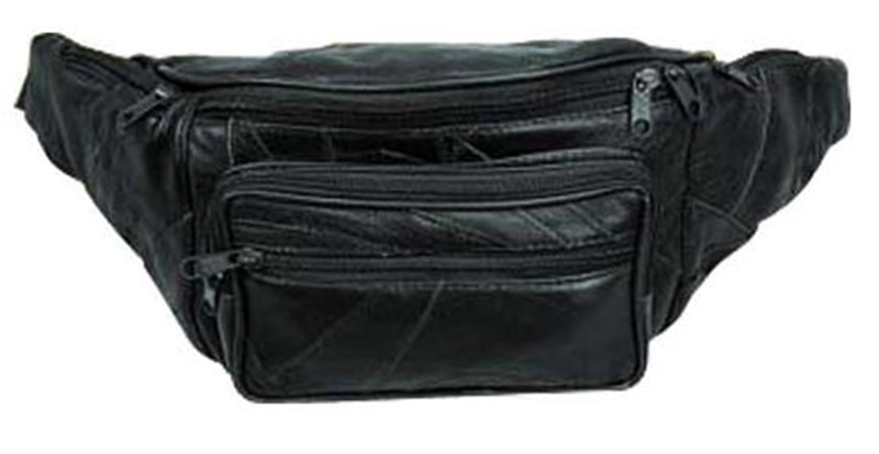 Leather Fannypack 16x6x3-1/2 PL