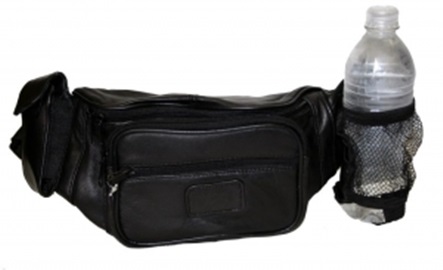 Fanny Pack With Water Bottle &amp; Cell Phone Holder - 16&quot; x 6&quot; x 3.5&quot;